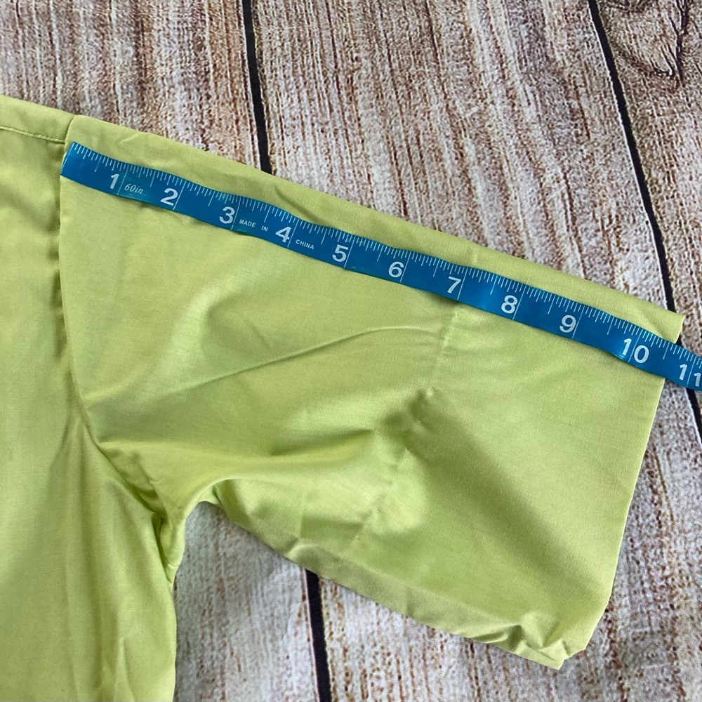 1960s Button up Blouse Short Sleeve Top - Picture 8 of 9